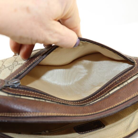 Vintage Gucci GG Supreme Canvas Web Stripe Crossbody Bag - Picture 8 of 10